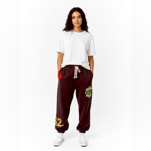 Urban Outfitters Brown Joggers with Red Star